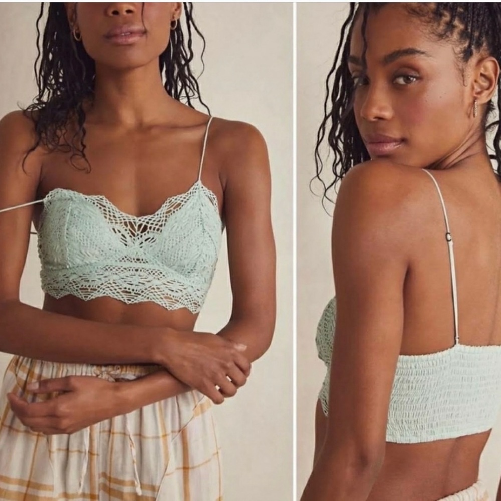 Free People Marianna Bralette in Clear Sky
